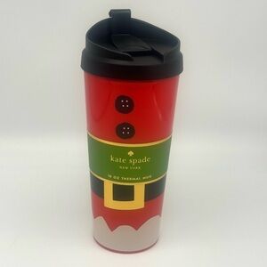 KATE SPADE SANTA SUIT 16 oz THERMAL TUMBLER MUG
